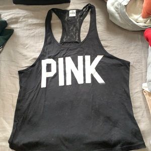 Pink racerback tank